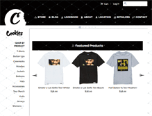 Tablet Screenshot of cookiessf.com